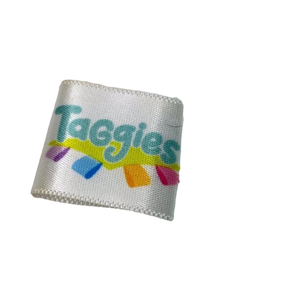 Taggies Owl Lovey Security Blanket Plush Rattle Pink Green Sensory Satin Fleece - Picture 6 of 8